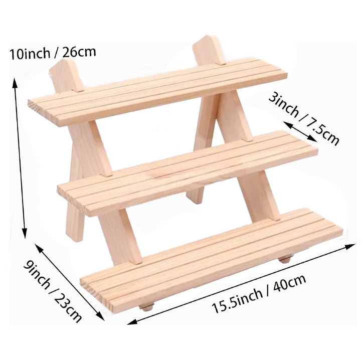 Wood Jewelry Tiered Displays - R.B. Amber Jewelry