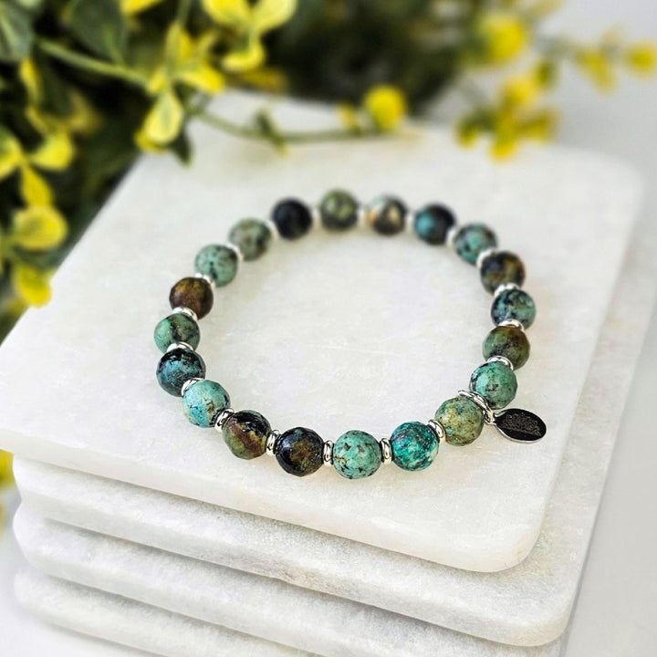 African Turquoise | Stella | Intentional Gemstone Bracelet - R.B. Amber Jewelry