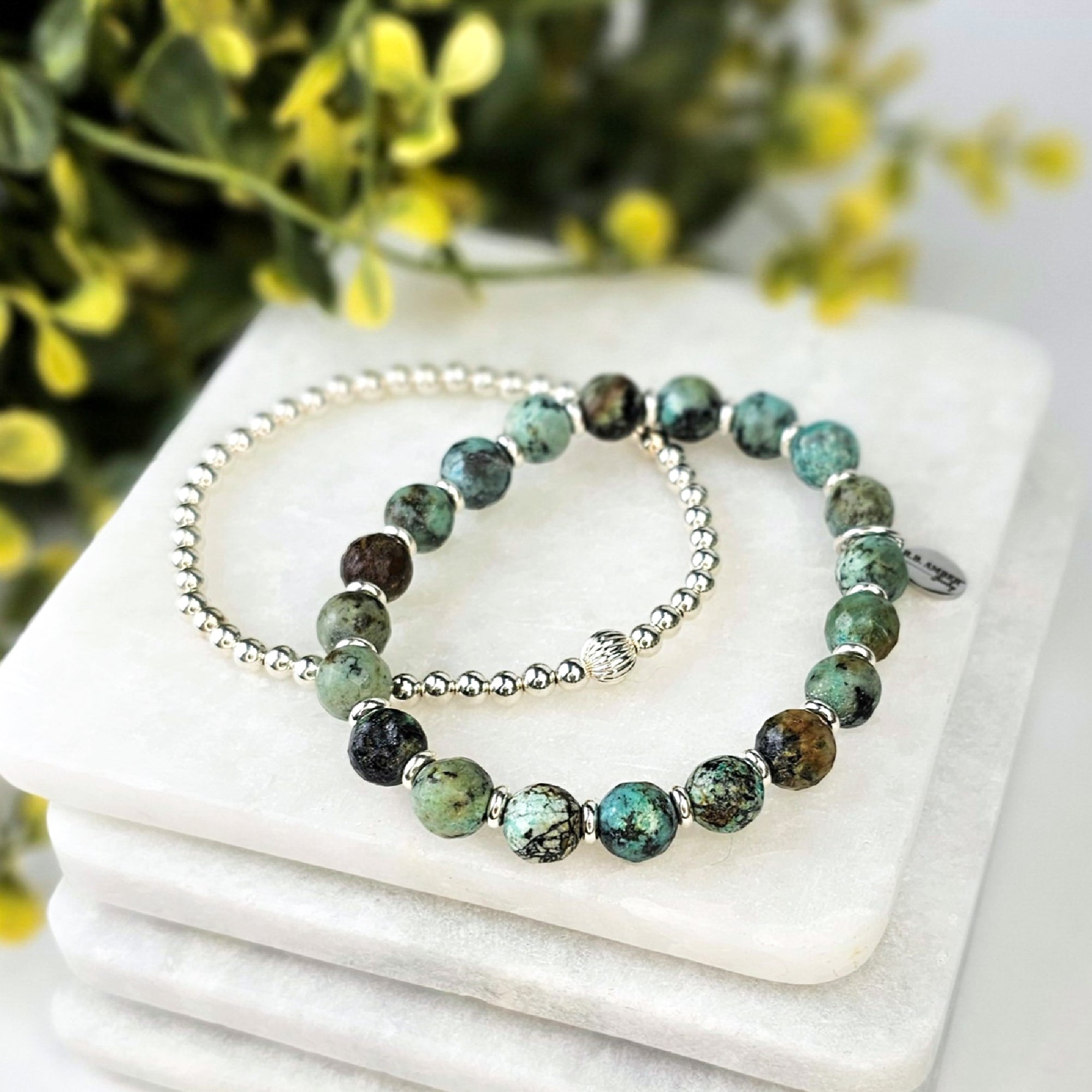 Sterling Silver Intentional Gemstone Bracelet - R.B. Amber Jewelry