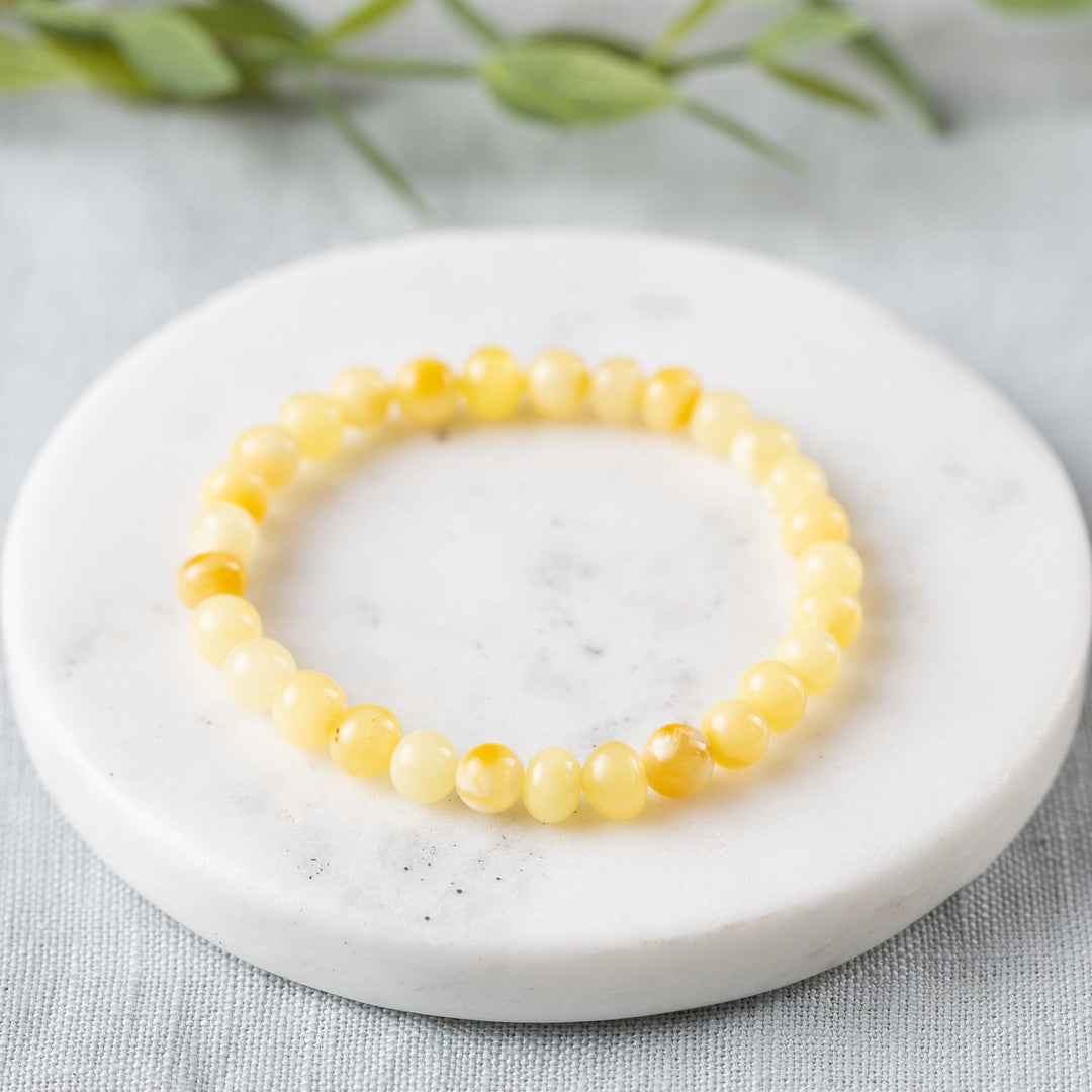 Adults | Butter Baltic Amber Bracelet - R.B. Amber Jewelry