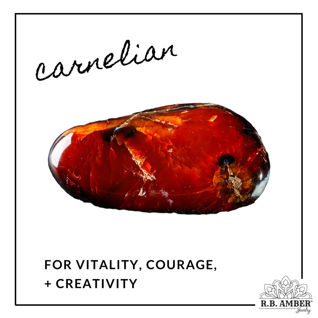 Carnelian Gemstone Collection - R.B. Amber Jewelry
