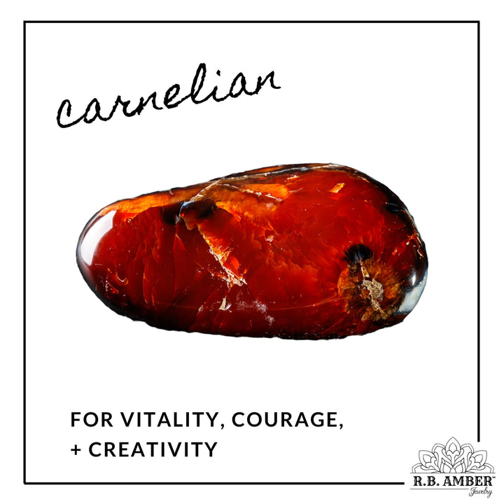 Carnelian Gemstone Collection - R.B. Amber Jewelry