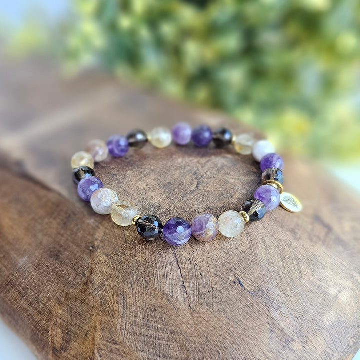 Comfort Intention Faceted Gemstone Bracelet - R.B. Amber Jewelry