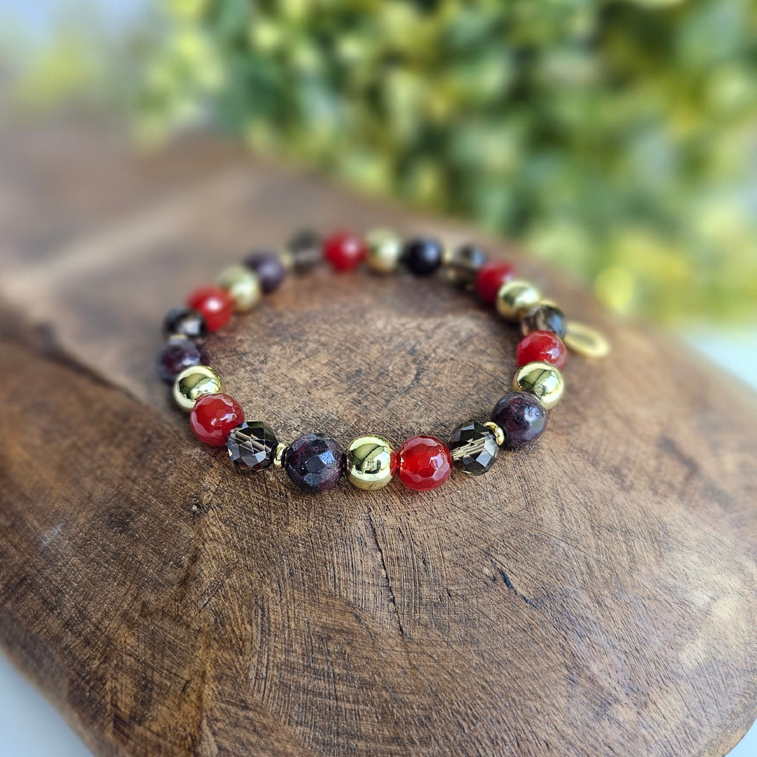 Confidence Intention Faceted Gemstone Bracelet - R.B. Amber Jewelry