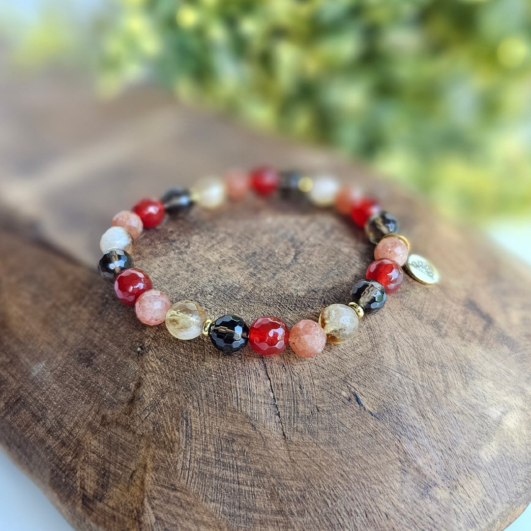 Energy Intention Faceted Gemstone Bracelet - R.B. Amber Jewelry