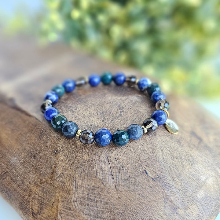 Focus Intention Faceted Gemstone Bracelet - R.B. Amber Jewelry