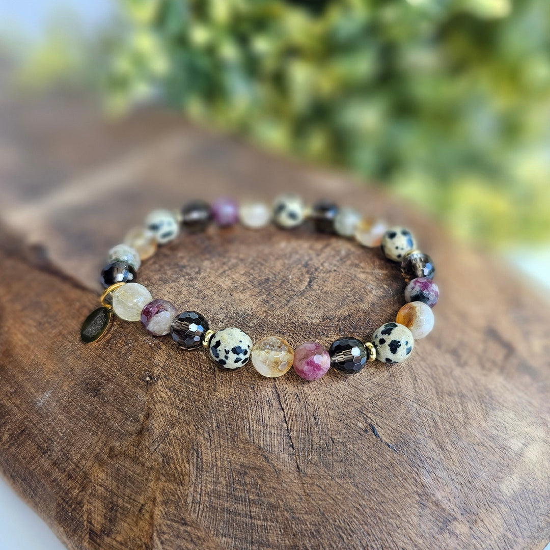 Joy Intention Faceted Gemstone Bracelet - R.B. Amber Jewelry
