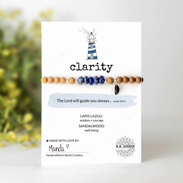 Lapis Lazuli | "Clarity" Gemstone Bracelet - R.B. Amber Jewelry