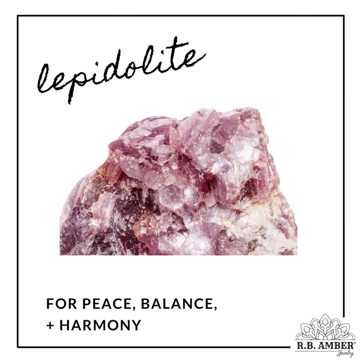 Lepidolite Gemstone Collection - R.B. Amber Jewelry