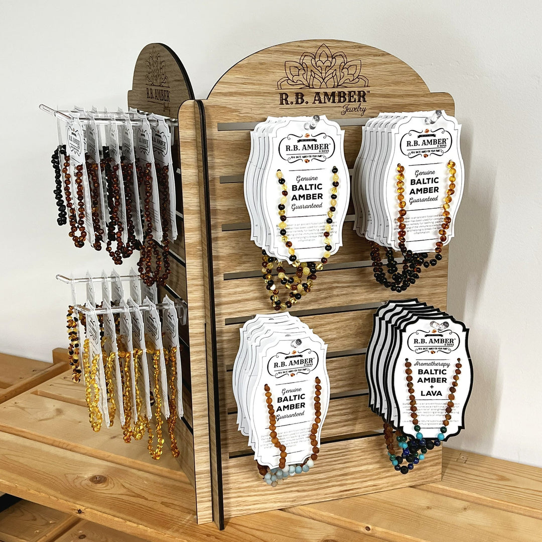 Retail Jewelry Display - R.B. Amber Jewelry