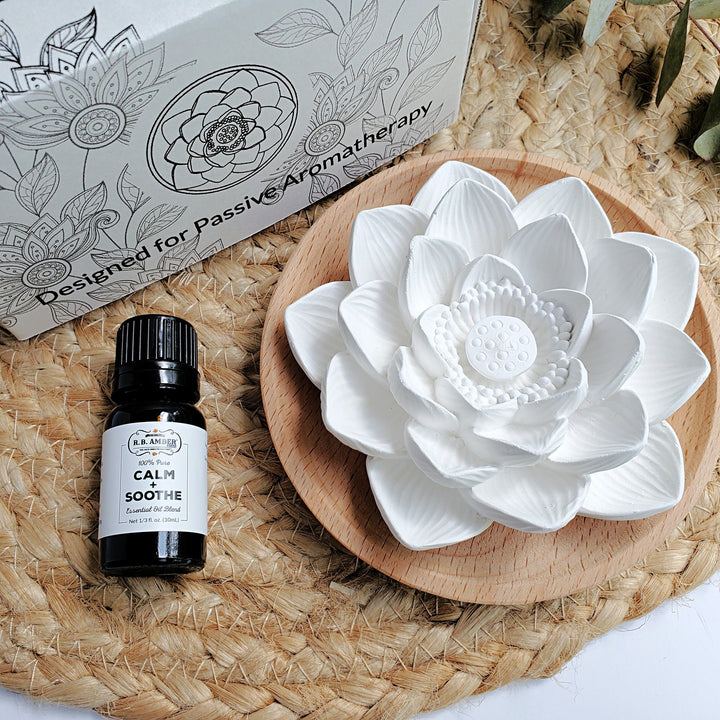 Aromatherapy Lotus Diffuser - R.B. Amber Jewelry
