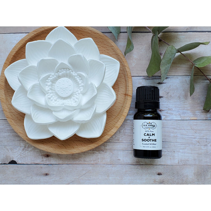 Calm + Soothe Essential Oil Blend (10mL) - R.B. Amber Jewelry