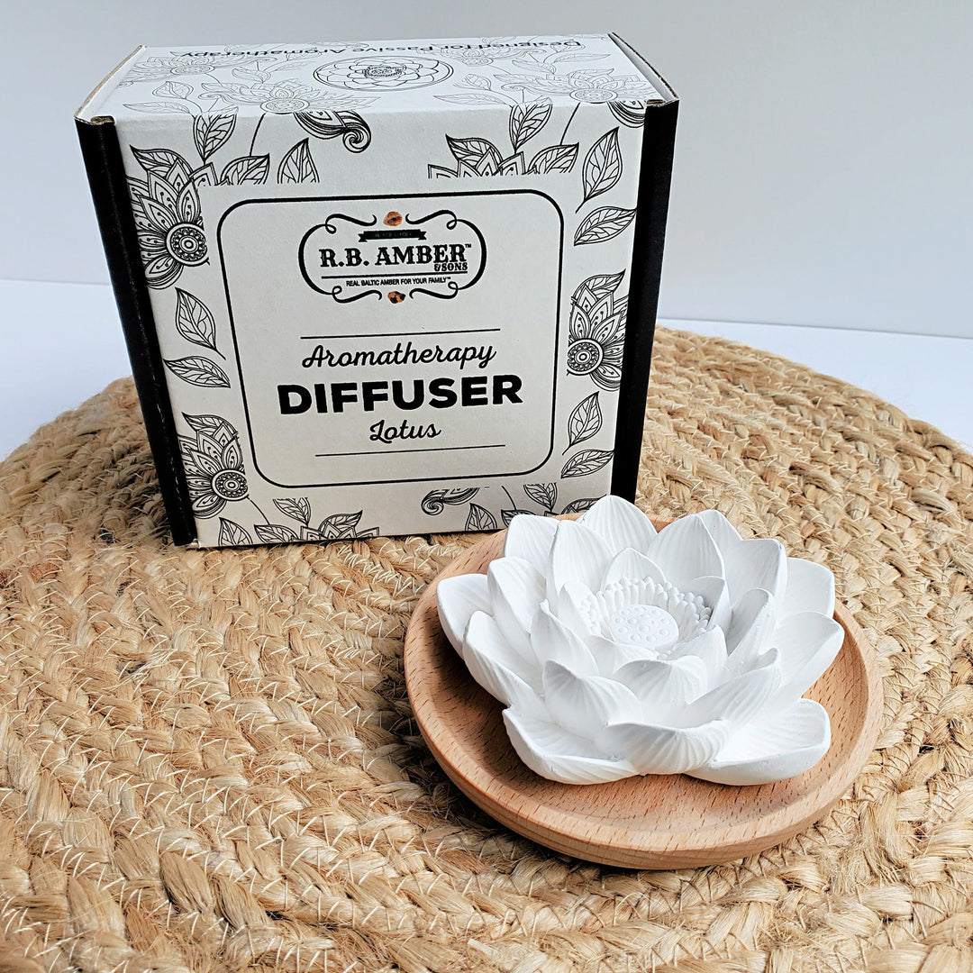 Aromatherapy Lotus Diffuser - R.B. Amber Jewelry