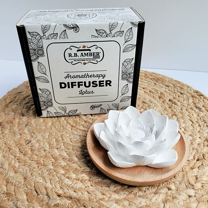 Aromatherapy Lotus Diffuser - R.B. Amber Jewelry
