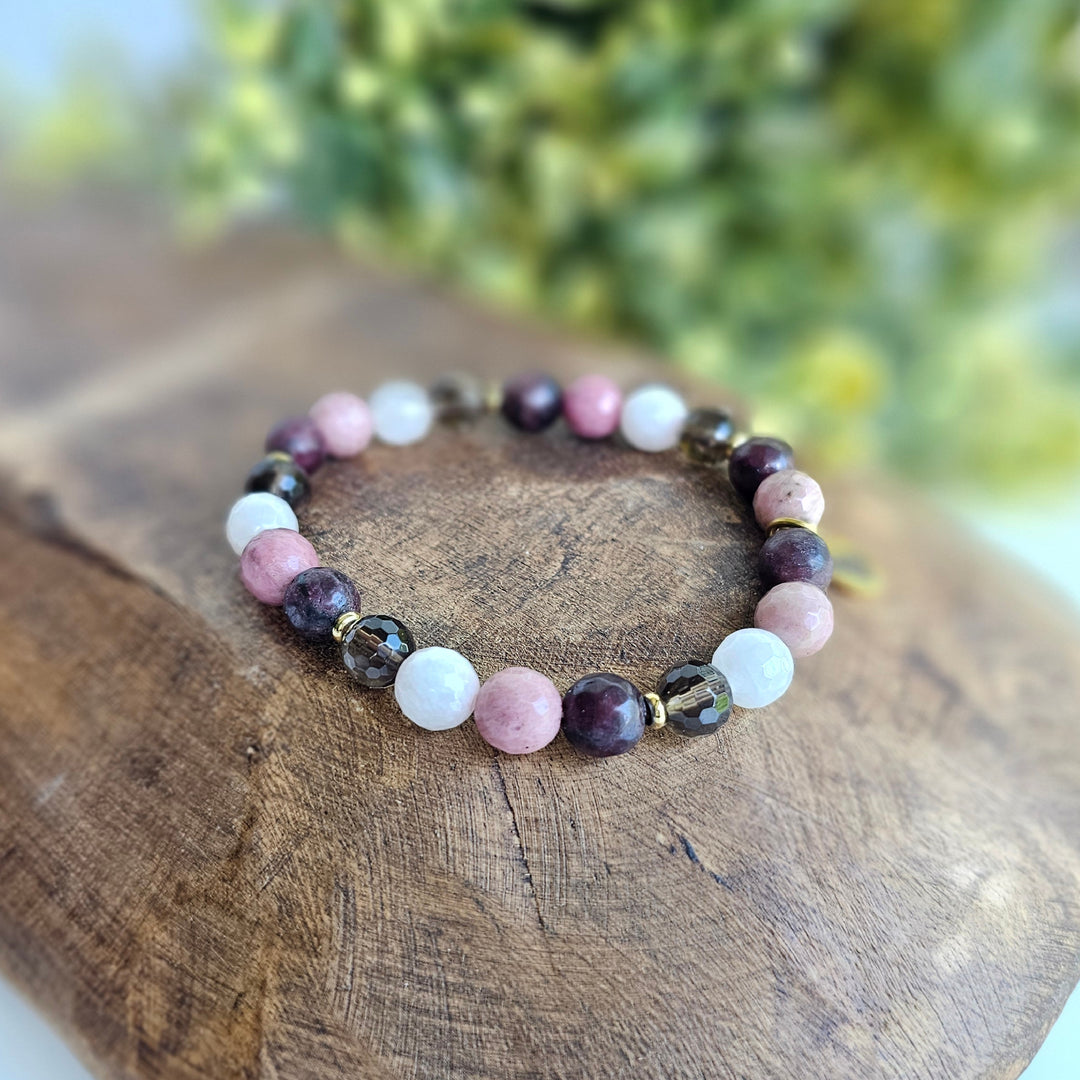 Love Intention Faceted Gemstone Bracelet - R.B. Amber Jewelry