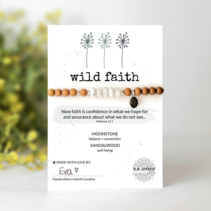 Moonstone | "Wild Faith" Gemstone Bracelet - R.B. Amber Jewelry
