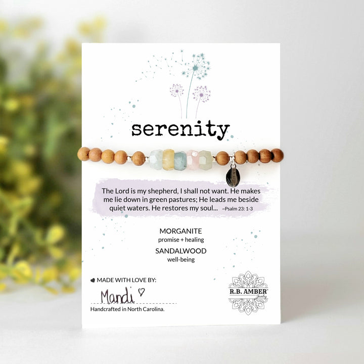 Morganite | "Serenity" Gemstone Bracelet - R.B. Amber Jewelry