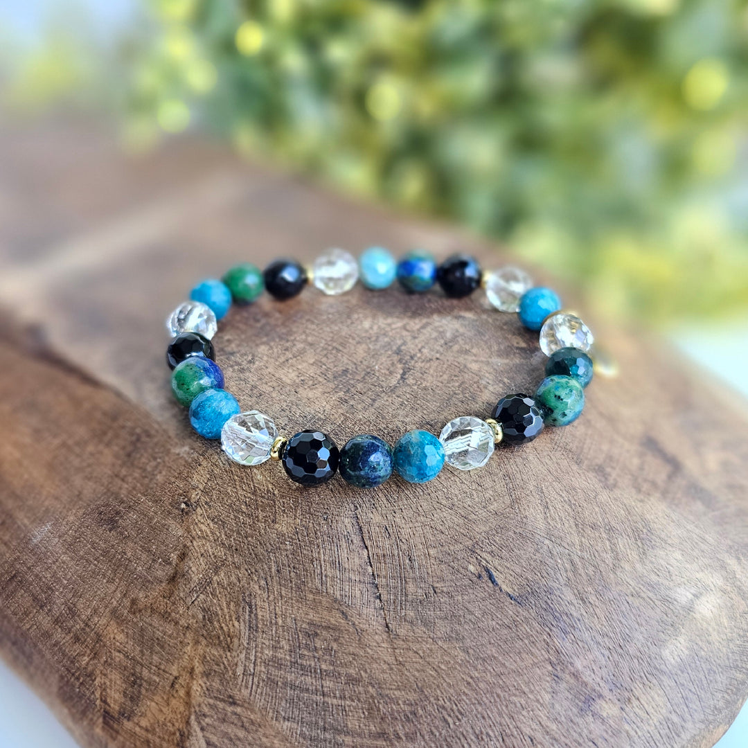 Motivation Intention Faceted Gemstone Bracelet - R.B. Amber Jewelry