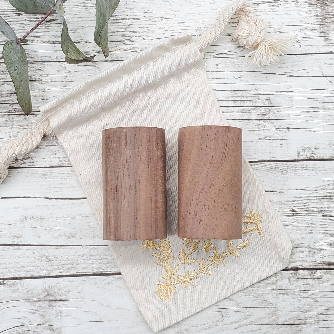 Wooden Aromatherapy Personal Diffuser - 2 Pack - R.B. Amber Jewelry