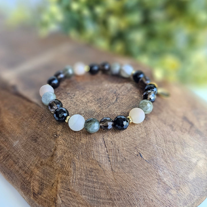 Protection Intention Faceted Gemstone Bracelet - R.B. Amber Jewelry