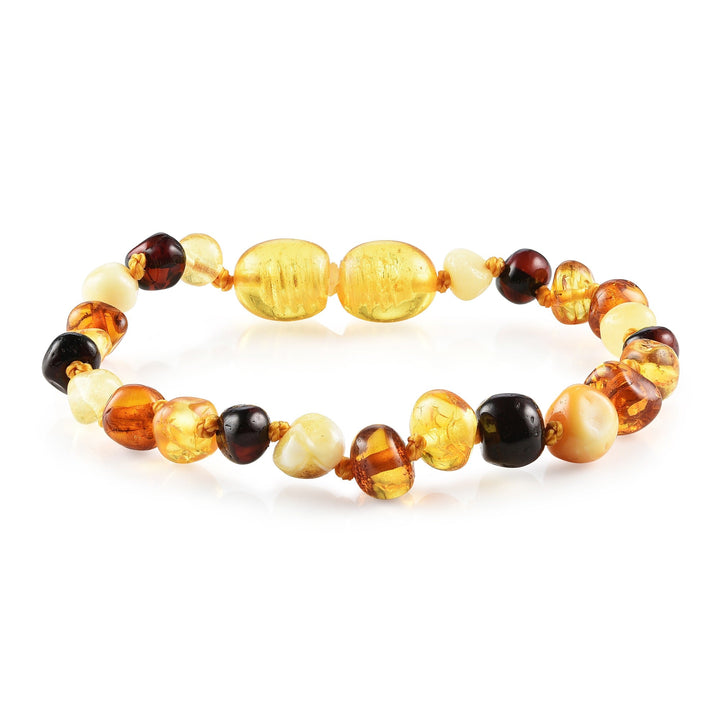 Kids | Multi Baltic Amber Bracelet - R.B. Amber Jewelry