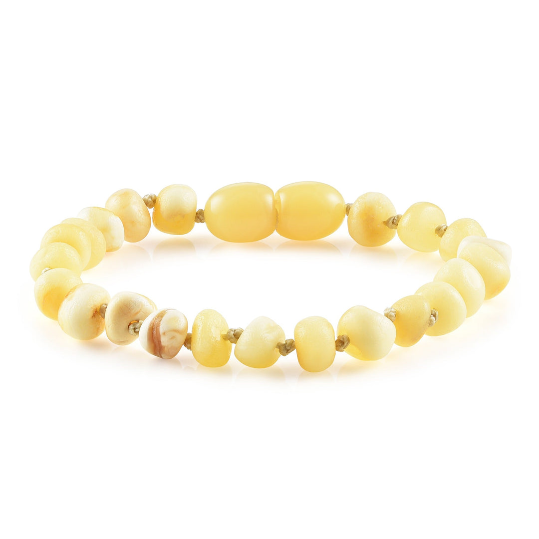Kids | Butter Baltic Amber Bracelet - R.B. Amber Jewelry