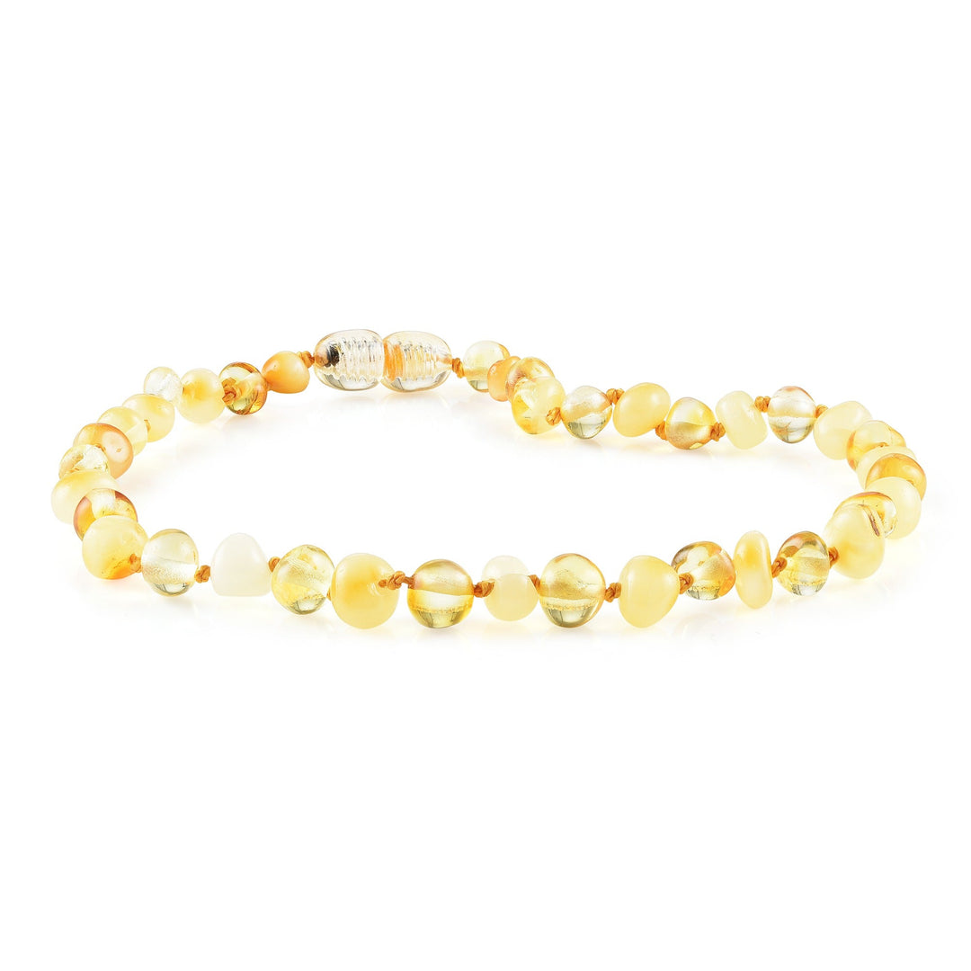 Kids | Butter Lemon Baltic Amber Necklace - R.B. Amber Jewelry