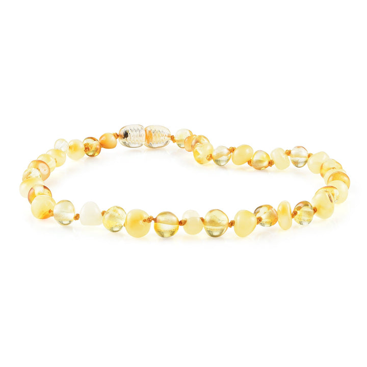 Kids | Butter Lemon Baltic Amber Necklace - R.B. Amber Jewelry