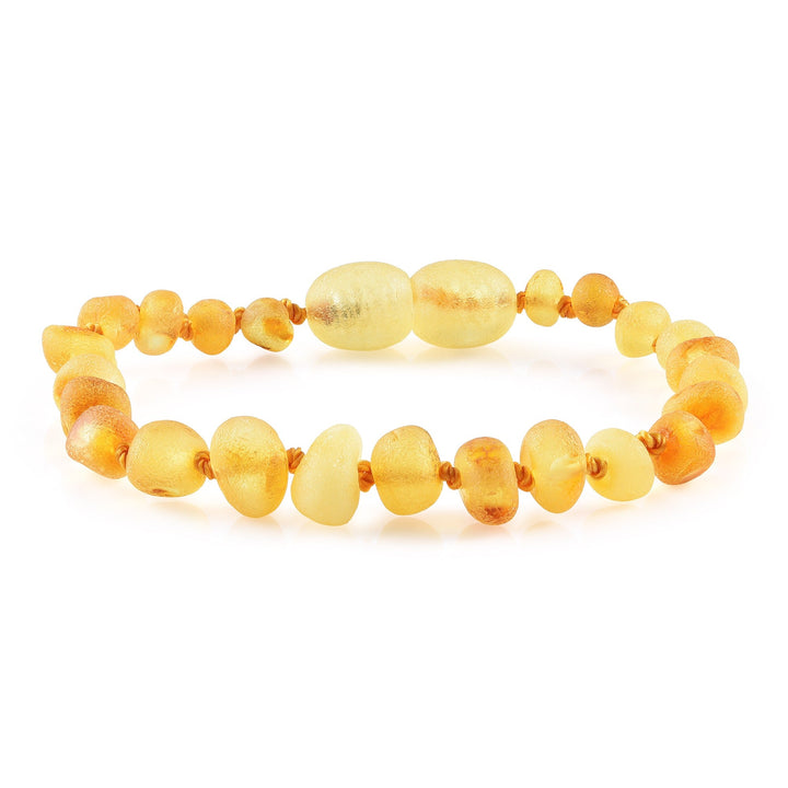 Kids | Raw Honey Baltic Amber Bracelet - R.B. Amber Jewelry