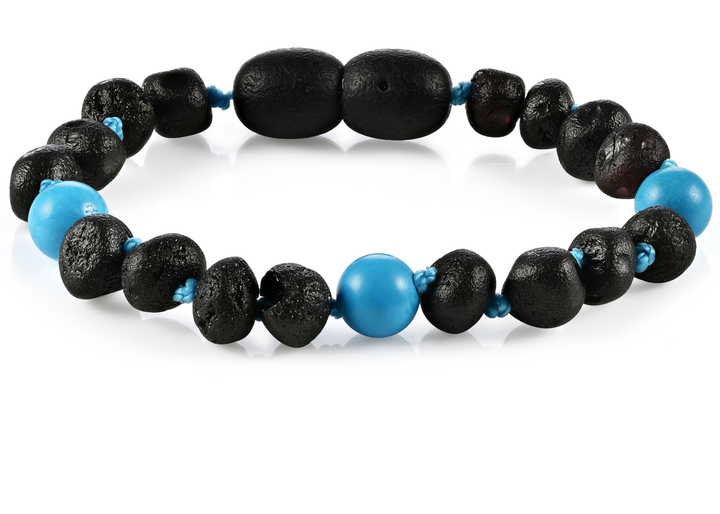 Children's Bracelets | RETIRED Gemstone + Baltic Amber - R.B. Amber Jewelry