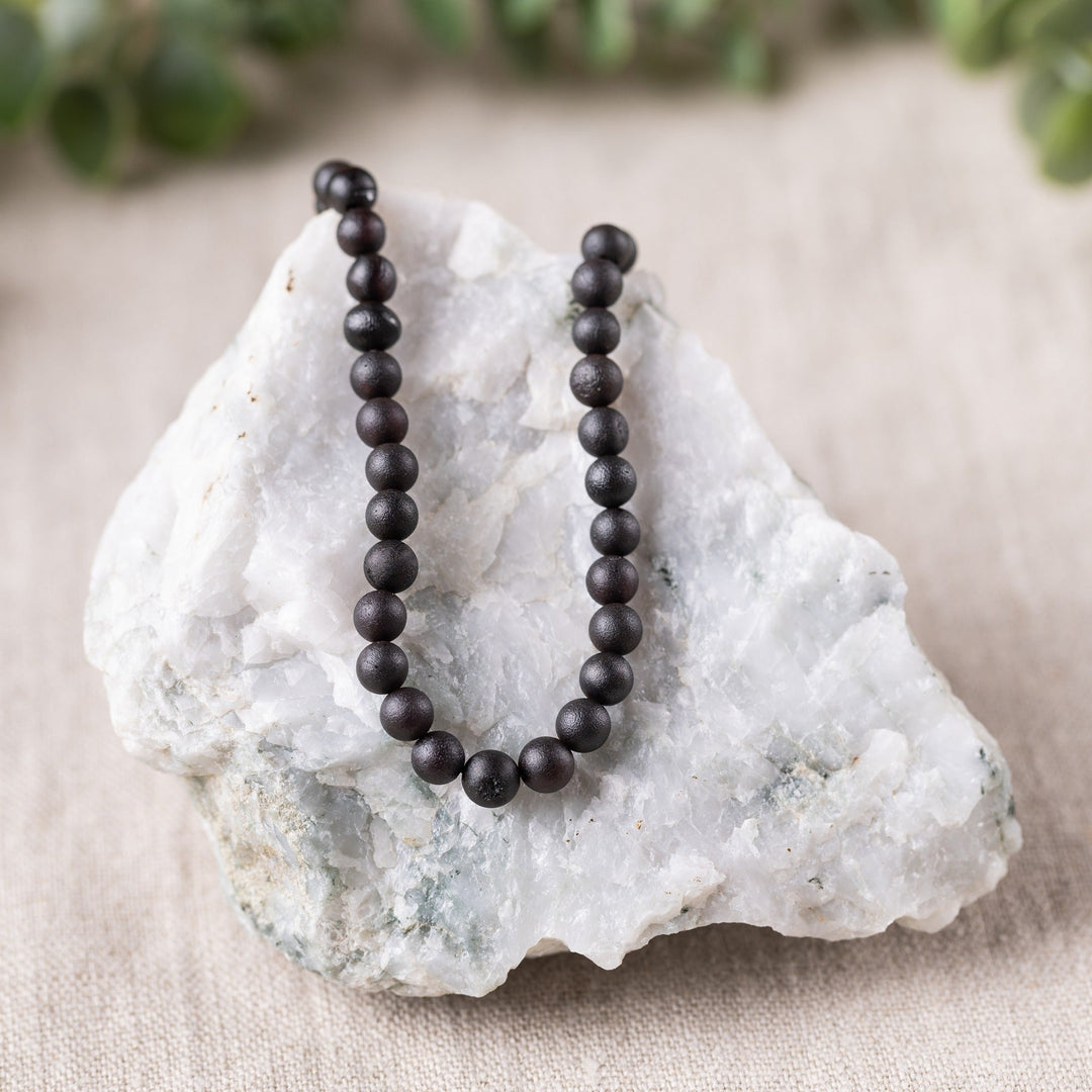 Adults | Raw Cherry Baltic Amber Necklace - R.B. Amber Jewelry
