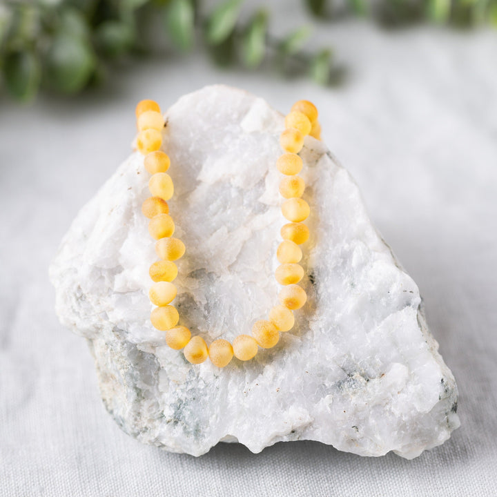 Adults | Raw Honey Baltic Amber Necklace - R.B. Amber Jewelry