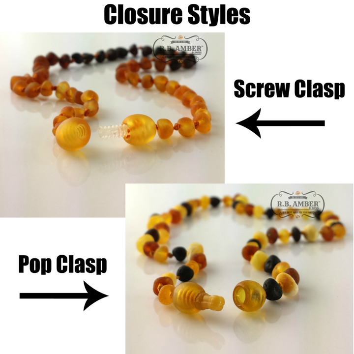 Children's Necklaces | RETIRED Pop Clasp Baltic Amber - R.B. Amber Jewelry