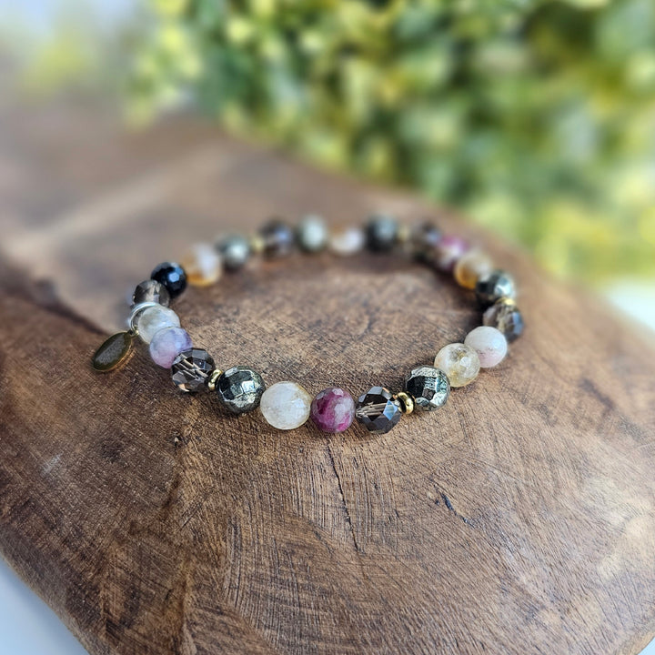 Self-Esteem Intention Faceted Gemstone Bracelet - R.B. Amber Jewelry