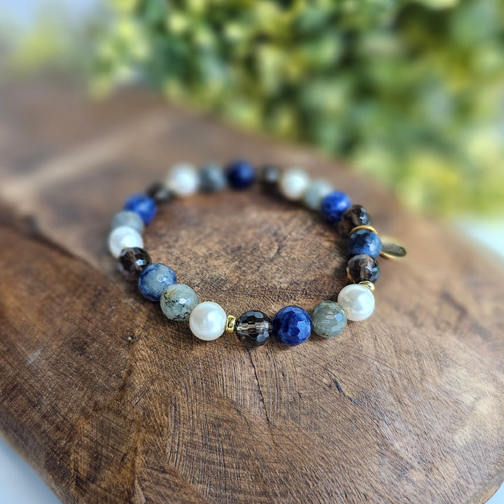 Wisdom Intention Faceted Gemstone Bracelet - R.B. Amber Jewelry