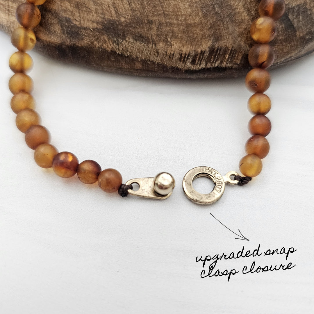 Adults | Mermaid Mix + Cognac Amber Necklace