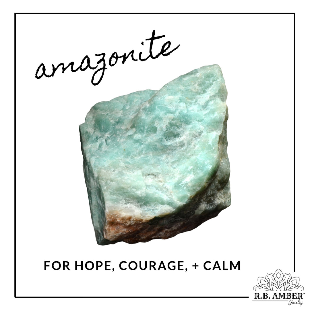 Amazonite | "Hope" Gemstone Bracelet - R.B. Amber Jewelry