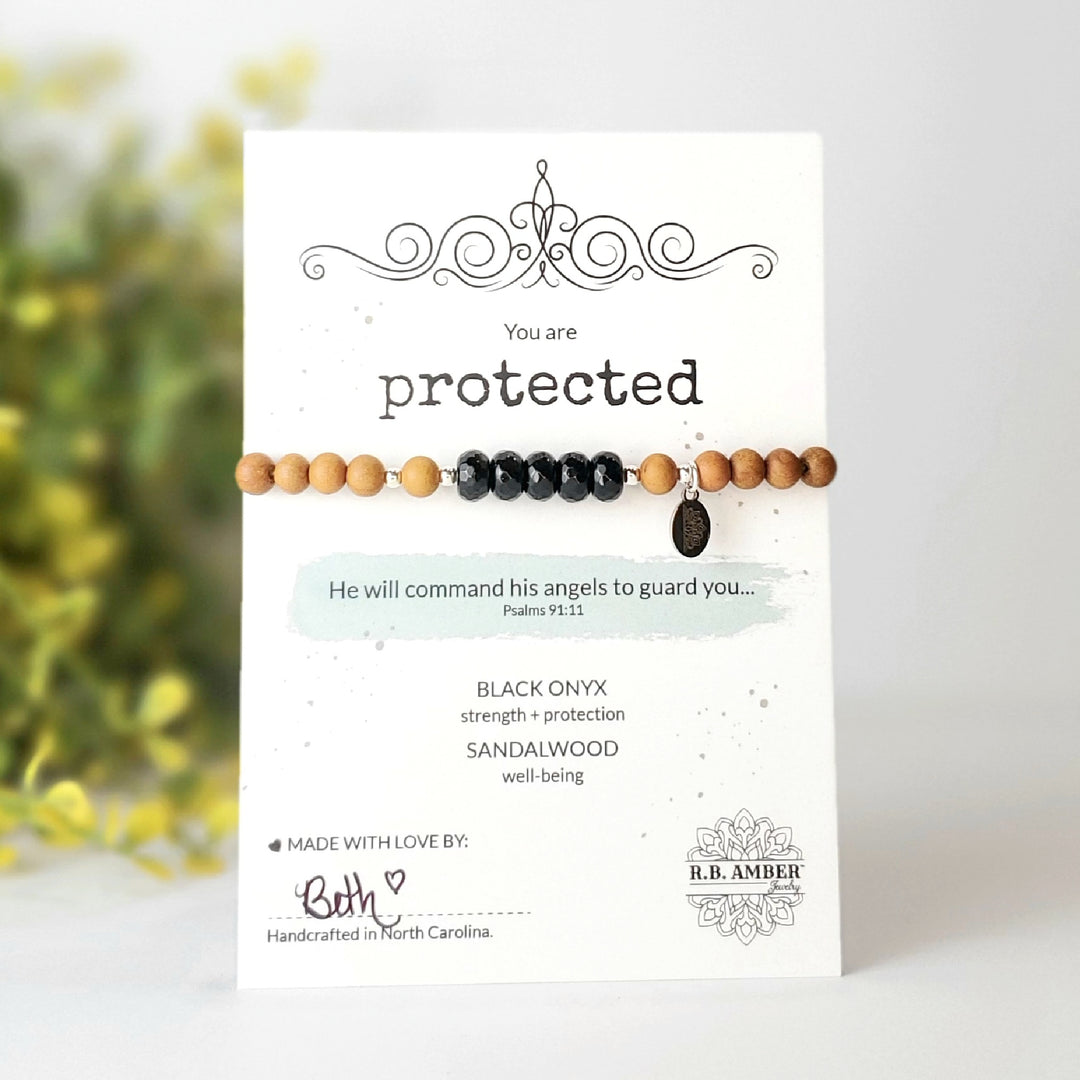 Black Onyx | "You are Protected" Gemstone Bracelet
