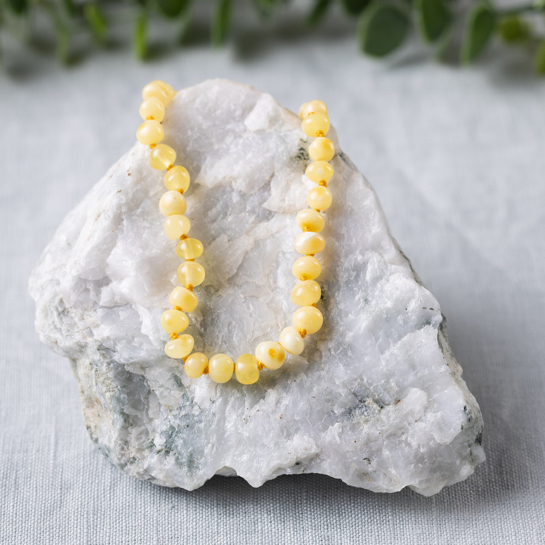 Kids | Butter Baltic Amber Necklace - R.B. Amber Jewelry