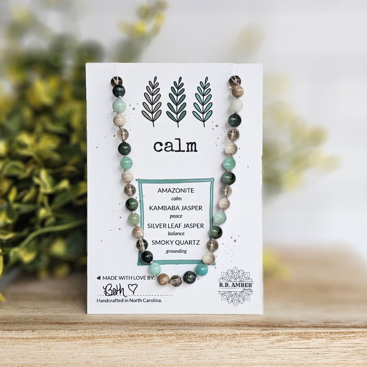 Calm Intention Necklace - Green