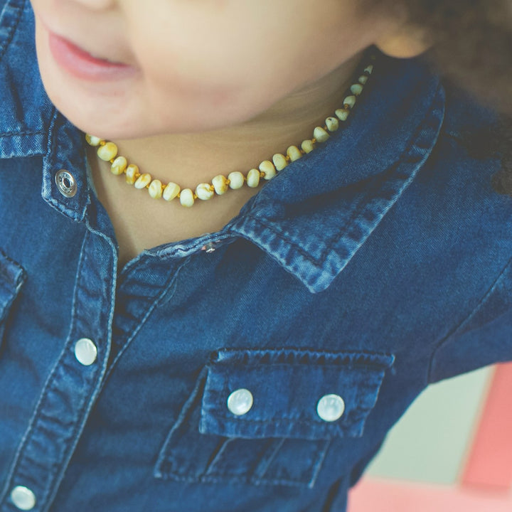 Kids | Raw Butter Baltic Amber Necklace