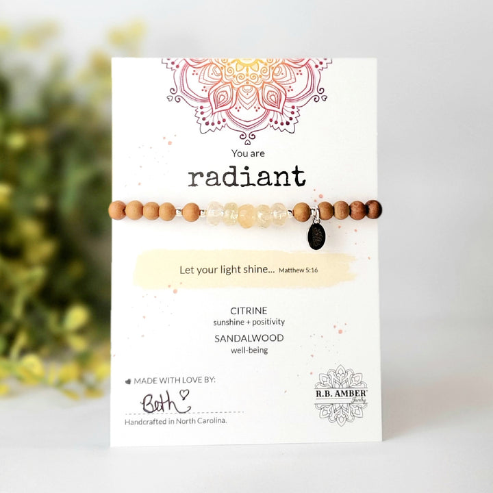 Citrine | "You are Radiant" Gemstone Bracelet