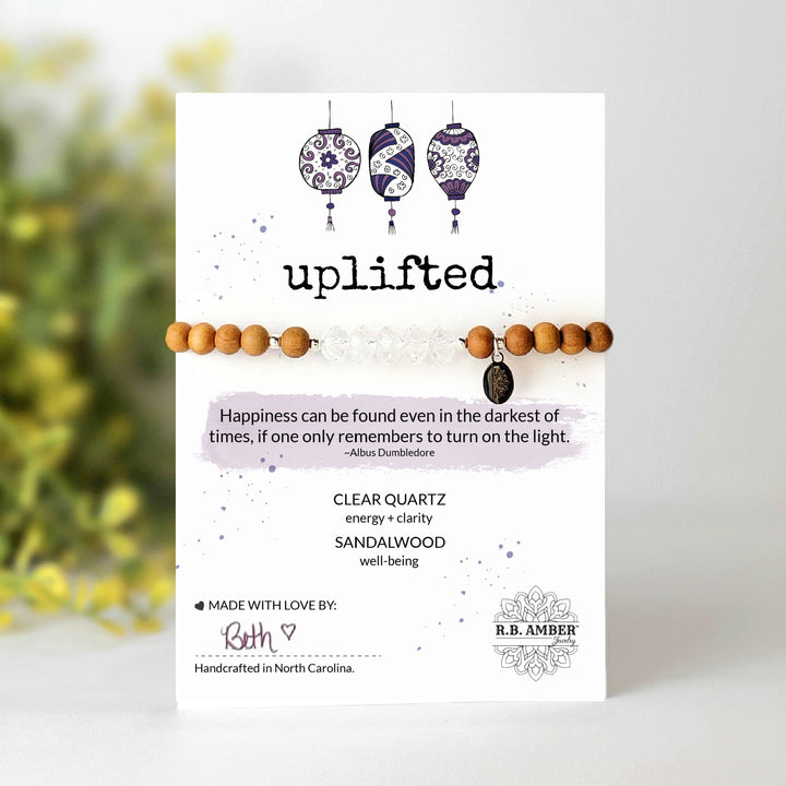 Clear Quartz | "Uplifted" Gemstone Bracelet