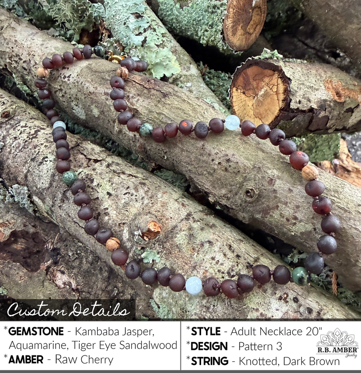 DESIGN YOUR OWN Baltic Amber + Gemstone Jewelry