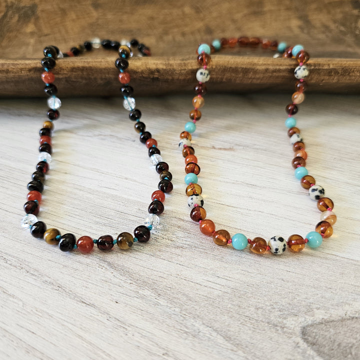DESIGN YOUR OWN Baltic Amber + Gemstone Jewelry