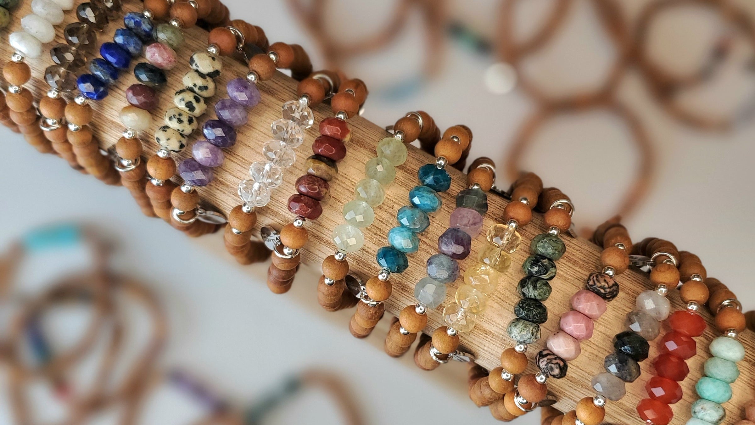 Faith Collection Gemstone Bracelets - R.B. Amber Jewelry