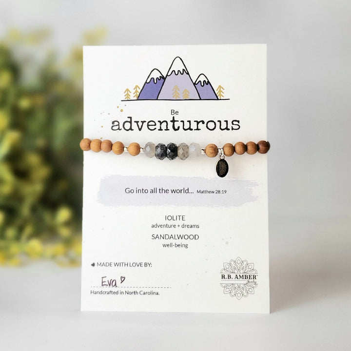 Iolite | "Be Adventurous" Gemstone Bracelet - R.B. Amber Jewelry