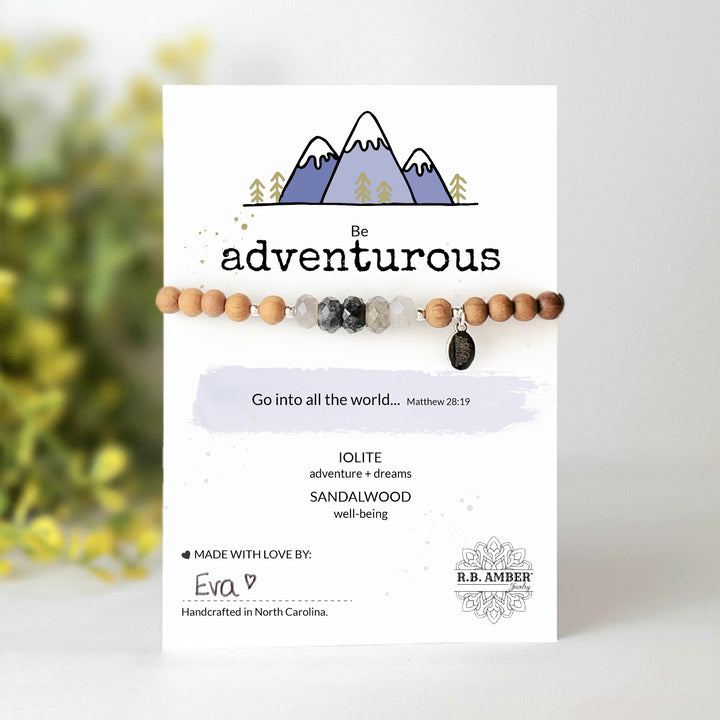 Iolite | "Be Adventurous" Gemstone Bracelet - R.B. Amber Jewelry