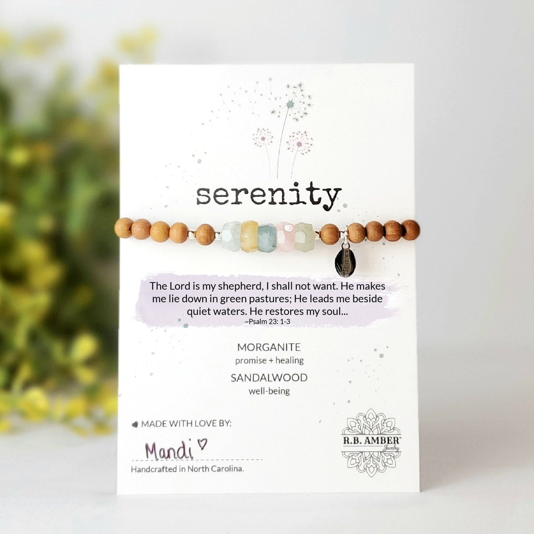 Morganite | "Serenity" Gemstone Bracelet