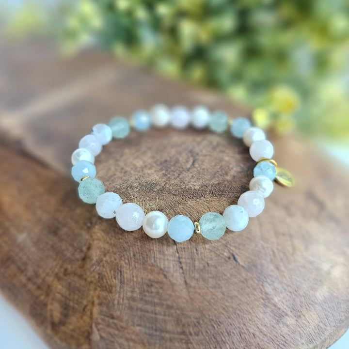 Motherhood Intention Faceted Gemstone Bracelet